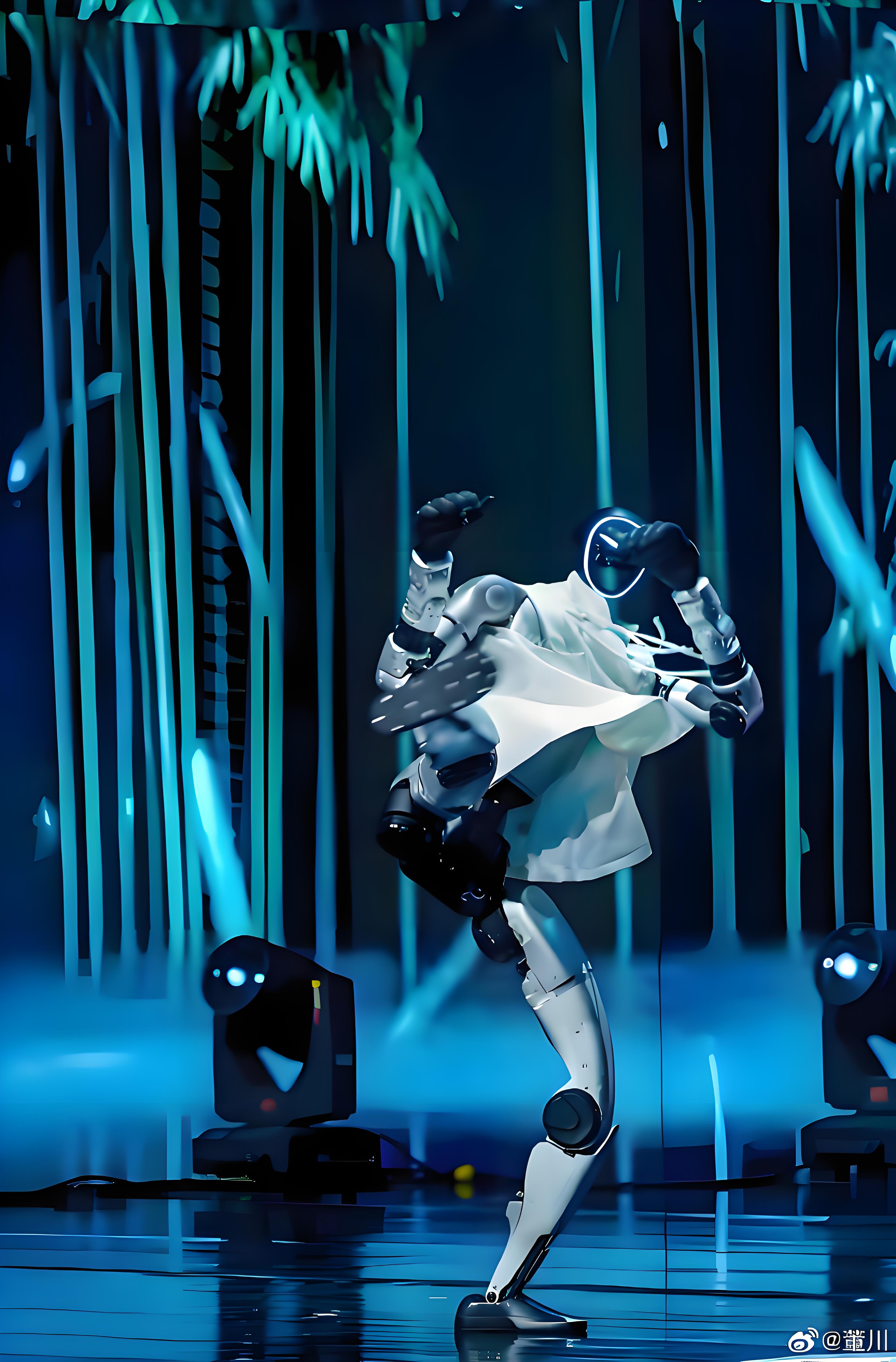 表演互动机器人租赁 - LED灯光舞台表演